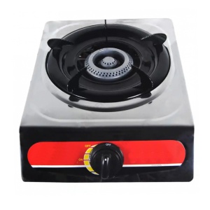 Aragaz din inox, 1 ochi, aprindere pe quartz