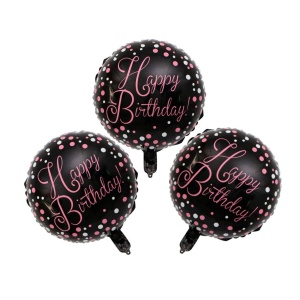 Balon din Folie Metalizata, Flippy, Figurine, Model 2, Happy Birthday, Tematica Aniversare, 45 cm, Ambalaj Individual, Pai Inclus, Umflare cu Aer sau Heliu, Multicolor - Img 3