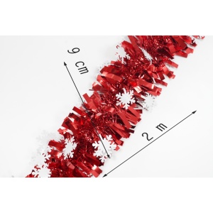 Beteala Craciun, Flippy, roșu, marimea: 2 m x 9 cm x 9 cm material:folie PVC, interior/exterior - Img 6