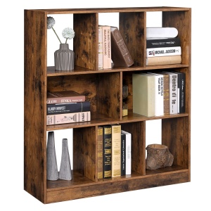 Biblioteca mini, maro, 86x28x94.5 cm - Img 2