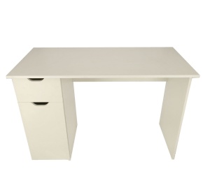 Birou Heide, alb, 115x55x76 cm - Img 2