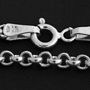 Bratara din Argint 925 Unisex cu Zale Rotunde - Img 4