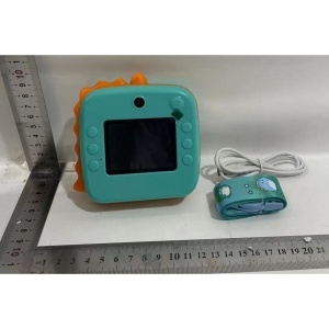Camera Instantanee pentru Copii, Flippy, Camera Frontala + Selfie, cu Functie de Printare, Cablu USB-C, Bluetooth, Compatibil iOS/Android, Model Dinozaur, Snur Inclus, Verde - Img 4