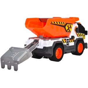 Camion de constructie Dickie Toys Dump Truck 30 cm cu lumini si sunete - Img 8