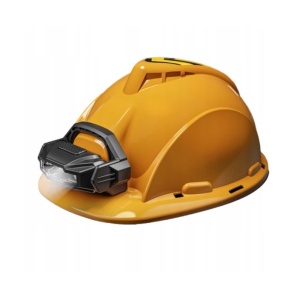 Casca Protectie cu Lanterna de Jucarie pentru Copii, Flippy, Material Plastic, Interactiv, Distractiv, 29.5x19.5x6.5 cm, Portocaliu - Img 1