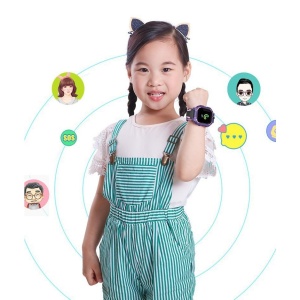 Ceas Smartwatch Flippy, Pentru Copii, Model Q19 Z6, Localizare LBS, Istoric Traseu, Monitorizare Spion, Camera Foto, Lanterna, Chat Vocal, Apel SOS, Roz/Mov - Img 6