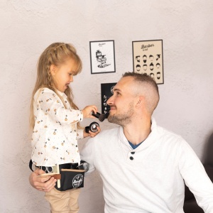 Centura frizer Smoby Barber and Cut negru cu accesorii - Img 11