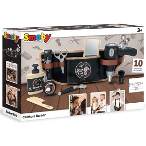 Centura frizer Smoby Barber and Cut negru cu accesorii - Img 16
