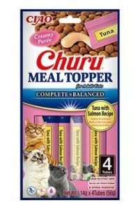 Churu Meal Topper Recompensa Cremoasa Reteta Ton si Somon 4 buc - Img 1