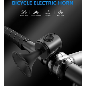 Claxon electric pentru bicicleta, Flippy, rezistent la apa, 120 dB, negru - Img 6