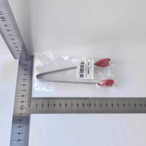 Cleste Creativ pentru Mancare, Flippy, Model Inimioare din Silicon, 14.5x3 cm, Rezistent la Temperaturi Inalte si Coroziune, Rosu - Img 2