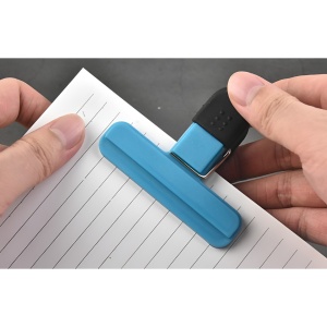 Cleste Multifunctional pentru Sigilarea Pungilor, Flippy, din Plastic, Mentine Alimentele Proaspete, 7x6.5 cm, Albastru - Img 5