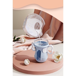 Colector de Lapte Matern, Flippy, din Silicon Safety, Anti-debordare, 80 ml, Transparent - Img 8