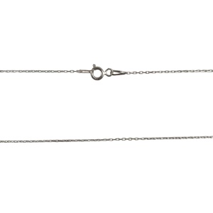 Colier Argint 925, Inima cu Buburuza cu Zirconii Albe 42 cm - Img 6