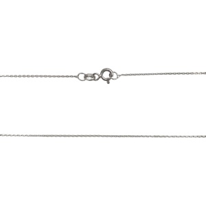 Colier din Argint 925, Inima si Fluture cu Zirconii 40 cm - Img 3