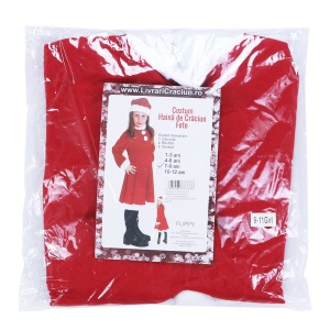Costum Craciunita Flippy® Fata, 7-9 ani, 3 piese, Polar - Img 2