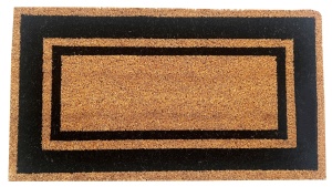 Covoras intrare, negru, 33x60 cm - Img 2