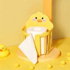 Cutie de Depozitare, Flippy, din Plastic, Montare pe Perete, Model Ratusca, 17.5x13.5x12 cm, Galben - Img 4