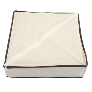 Cutie De Depozitare, Flippy, Pentru Lenjerie, Sosete Si Sutiene, Material Textil, 24 Compartimente, 32 x 32 x 10 cm, Culoare Bej - Img 6