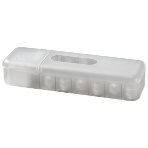 Cutie Organizatoare pentru Cabluri, Flippy, din Plastic, 28 x 9 x 6 cm, Alb - Img 4