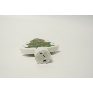 Decoratiune luminoasa 3D, Tip brad mic, cu baterii - Img 2