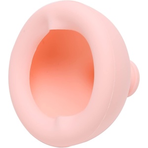 Dispozitiv Terapeutic Sputa, Flippy, Cupa pentru Terapie Toracica, Dispozitiv de Eructare, pentru Sugari si Copii, 7.5 x 6 cm, din Silicon, Roz - Img 2