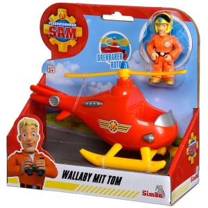 Elicopter Simba Fireman Sam Wallaby cu figurina Tom - Img 4