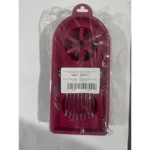Feliator multifunctional Flippy pentru oua, mozzarela, fructe, 2 forme de feliere, agatatoare, 20 cm, Visiniu - Img 9