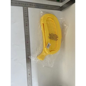 Feliator Multifunctional pentru Alimente, Flippy, Model Banana, pentru Legume si Fructe, Accesoriu pentru Bucatarie, 28.8x18.3 cm, Galben - Img 2