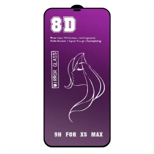 Folie de Protectie, Flippy, pentru iPhone 15 Pro, Tempered Glass Mirror 8D, Efect Oglinda, HD, Violet - Img 2
