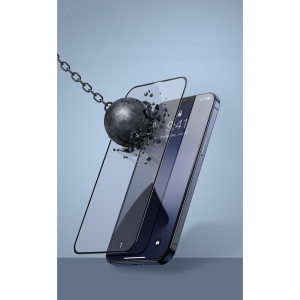 Folie protectie Flippy pentru Samsung S23, Sticla securizata, temperata, duritate 9H, Transparenta cu margini negre, Protectie Completa - Img 4