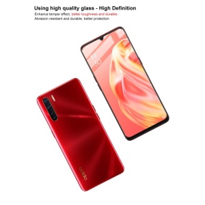 Folie Sticla Flippy® compatibila cu Oppo A91 111D Negru - Img 13