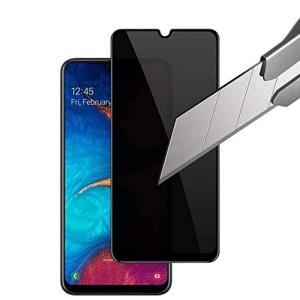 Folie Sticla securizata Flippy compatibila cu Samsung A70 Full Glue Privacy Duritate 9H Negru - Img 5