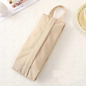 Geanta de Depozitare, Flippy, Pentru Haine Mici, Lenjerie, Sosete, Cosmetice, Impermeabila, cu Maner, 10x20x3 cm, Crem - Img 5