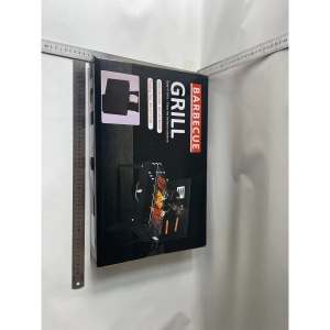 Gratar Portabil, Flippy, Pliabil, Tip Servieta, cu Accesorii pentru Gatit Incluse, Confectionat din Metal, 46x43x26 cm, Negru - Img 2