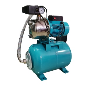 Hidrofor 24 Litri, Detoolz, 0,75kW/1HP AUJET 100B, absorbtie 9 m, inaltime 45 m, 3.3 mc/h
