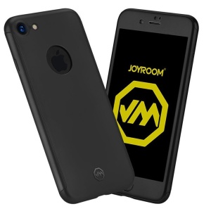 Husa Apple iPhone 6+/6S+ Joyroom (Fata + Spate) Negru + Folie de protectie - Img 2