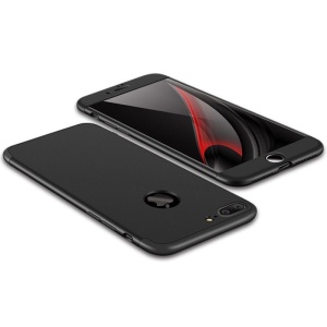 Husa Apple iPhone 7 Plus/iPhone 8 Plus Ultra-subtire 3 in 1 Negru - Img 2