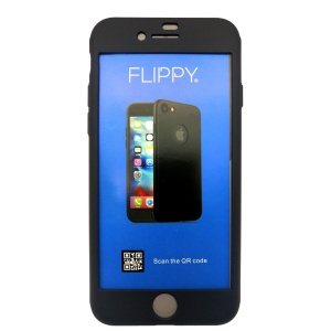 Husa Apple iPhone 7 Premium Full Cover 360 Negru + Folie Cadou - Img 6