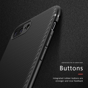 Husa Apple iPhone 8 Plus IPAKY Carbon Fiber Negru - Img 2