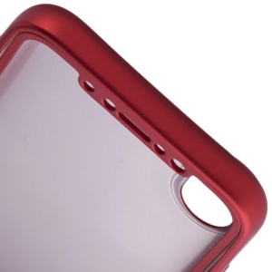 Husa Apple iPhone X Full Silicone 360 Rosu + Folie de protectie - Img 2