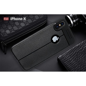 Husa Apple iPhone X Zore TPU moale Negru - Img 9
