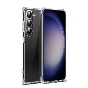 Husa de protectie Flippy, Airbag Shock Absorption, TPU, pentru Samsung Galaxy S23 , Transparent - Img 1