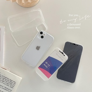 Husa de protectie Flippy compatibila cu Apple iPhone 13 Mini Full Tpu 360 Transparent - Img 2