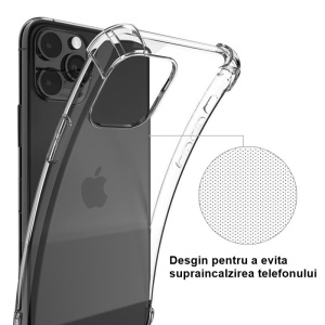 Husa de Protectie, Flippy, Compatibila cu Apple iPhone 16, TPU Antisoc, Protectie Colturi, 1.5 mm Transparent - Img 3