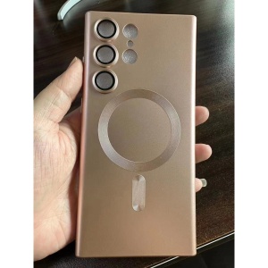 Husa de protectie Flippy, cu incarcare Wireless, Tehnologie Magsafe, pentru Samsung Galaxy S23 , Rose Gold - Img 2