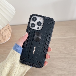 Husa de protectie Flippy pentru Apple iPhone 13 Pro Defender Sergeant Brave cu suport,Negru - Img 2