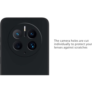 Husa de Protectie, Flippy, pentru Huawei Mate 50 Pro, Liquid Silicone, cu Microfibra pe Interior, Protectie Antisoc, Compatibil Incarcare Wireless, Negru - Img 5