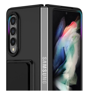 Husa de protectie Flippy, Pliere Tridimensionala, Multifunctionala, PC, pentru Samsung Galaxy Z Fold 4 5G, Negru - Img 4