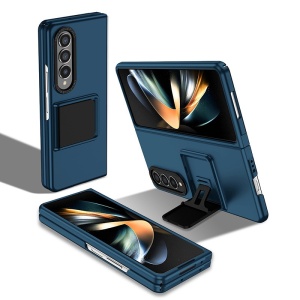 Husa de protectie Flippy, Pliere Tridimensionala, Multifunctionala, PC, pentru Samsung Galaxy Z Fold 4 5G, Albastru - Img 2